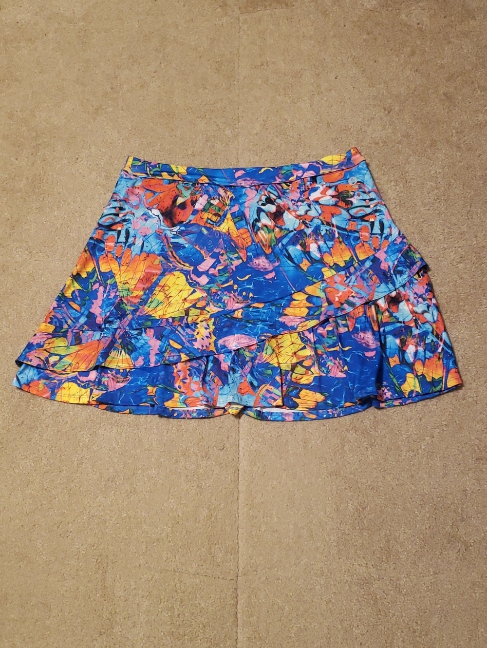 Dona Jo Women's Fly Print Skirt